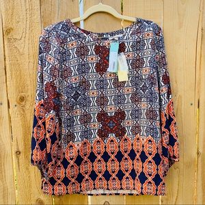 Stitch Fix NWT S Geometric Print Blouse